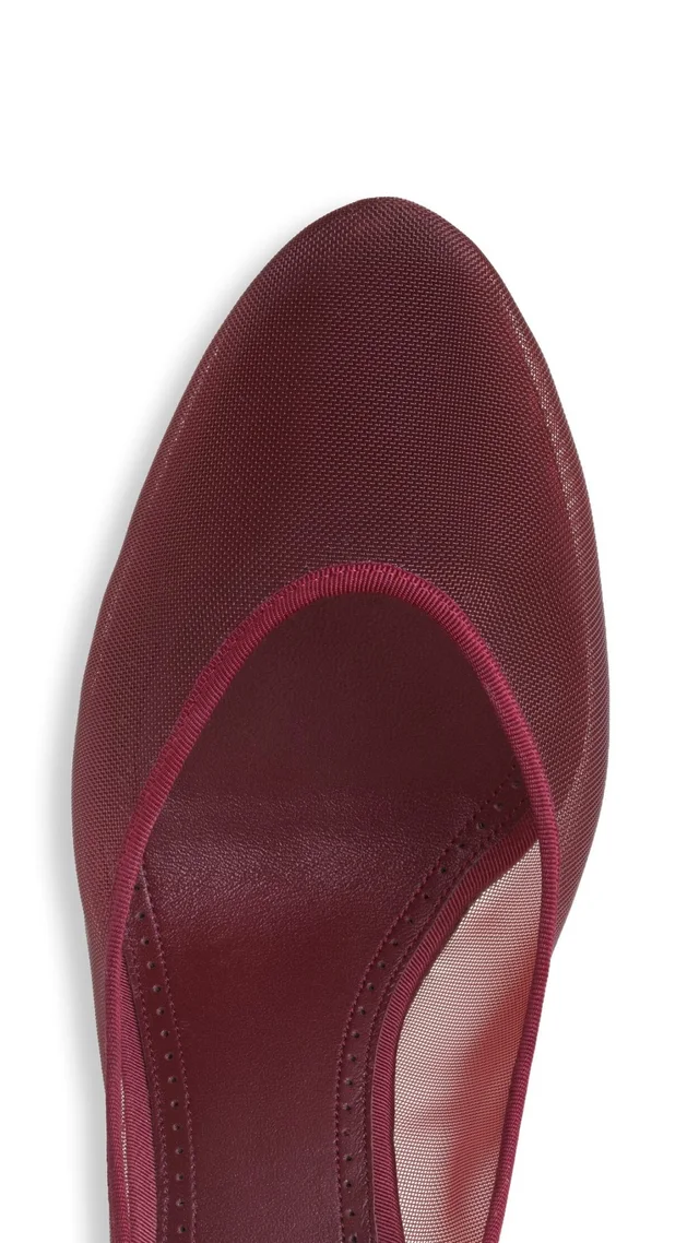 Alaïa Mesh Ankle-Strap Heeled Pumps, photo 4 of 4 from SENSER