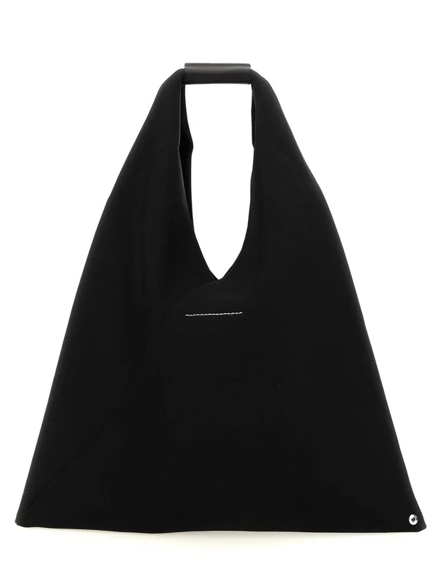 Maison Margiela Polyester And Leather Shoulder Bag — Black in Black Leather from HEWI