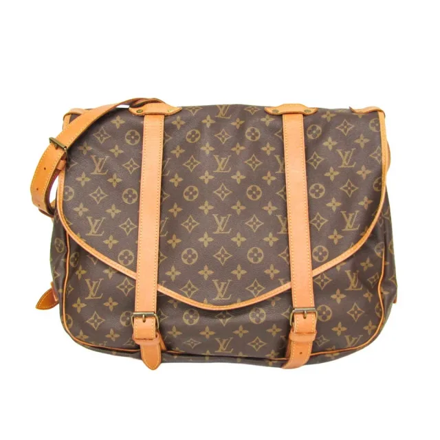 Louis Vuitton Saumur 43 M42252 Men,Women Shoulder Bag Monogram in Brown Monogram from Elady