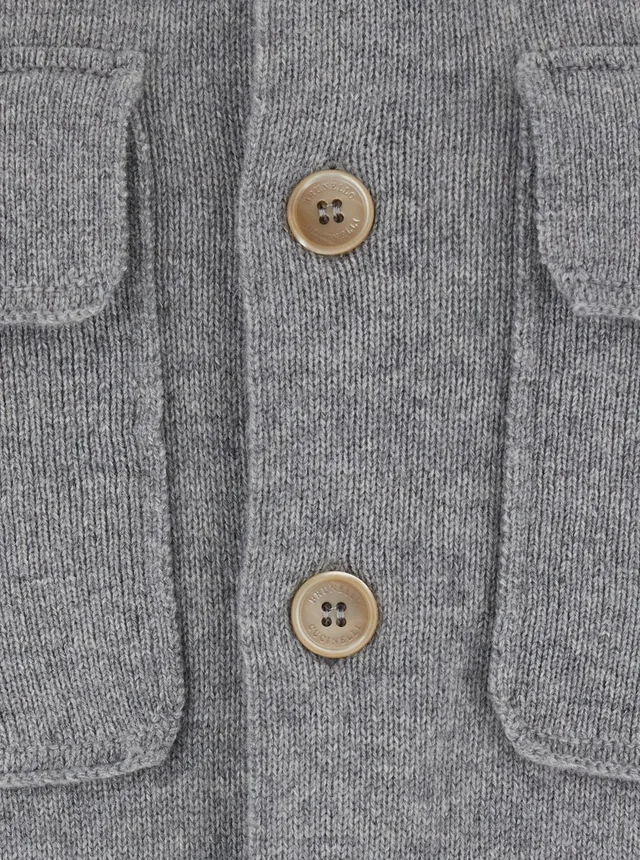 Brunello Cucinelli Patch-Pocket Cashmere Cardigan, photo 3 of 3 from SENSER