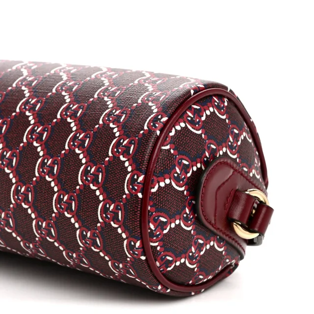 Gucci GG Shadow Monogram Ophidia Crossbody Bag Rosso Ancora Red in Red Coated canvas from FASHIONPHILE, photo 10 of 12