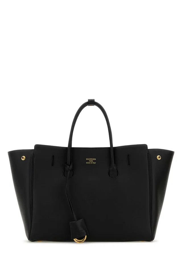 Balenciaga Top Handle Bag — Black in Black Calfskin from HEWI