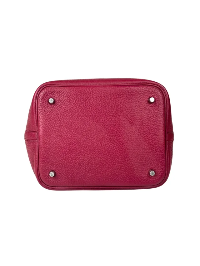 Hermès Rouge Picotin 22 in Clemence in Red Clemence leather from Luxury Promise, photo 5 of 7