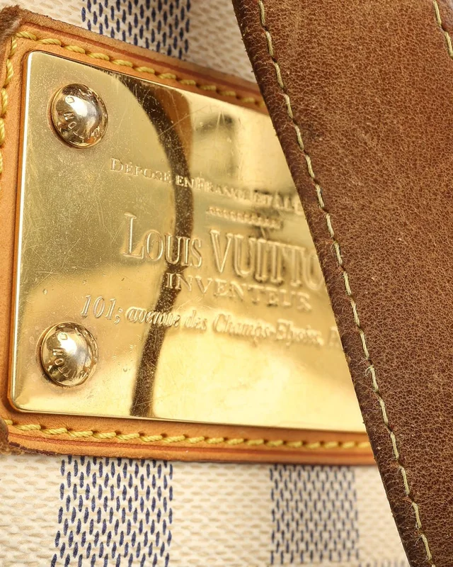 Louis Vuitton Damier Azur Galliera PM Bag in Canvas from A Retro Tale, photo 7 of 12