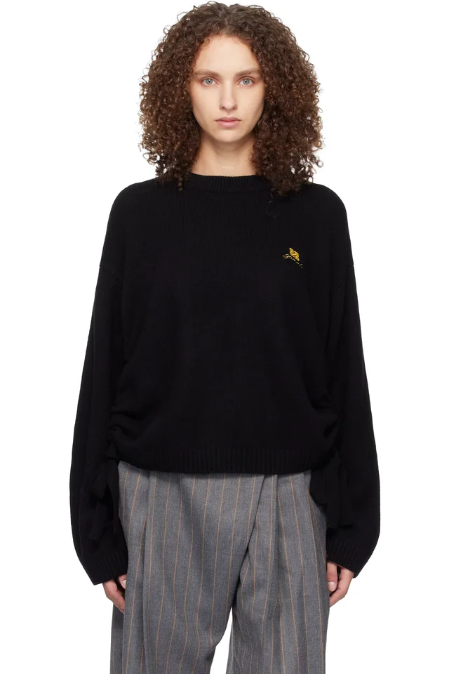 Black Wool Mix Sweater