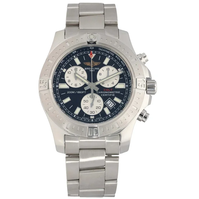 Breitling Colt Chronograph A73388 44mm Stainless Steel Watch from H&T