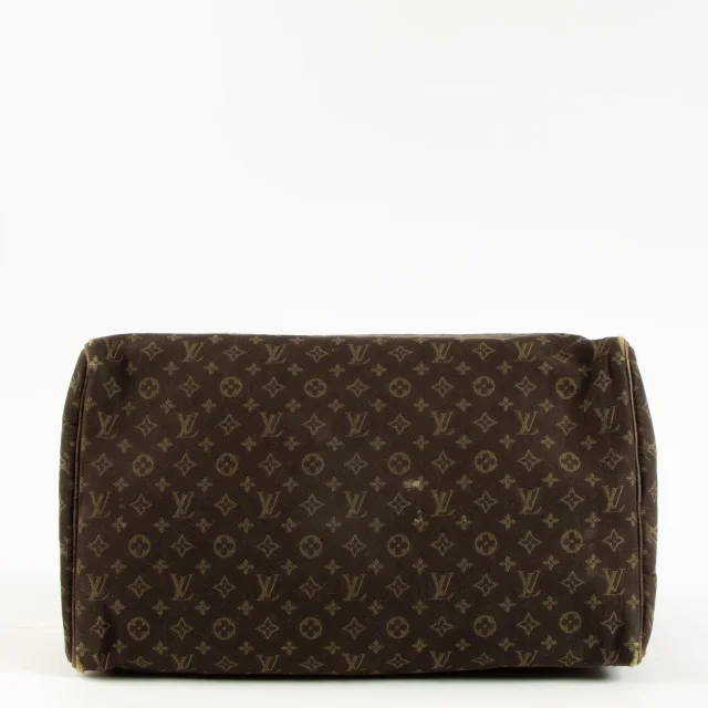 Louis Vuitton Ebene Monogam Mini Lin Speedy 30 + Sarah Wallet in Brown from Labellov, photo 5 of 6