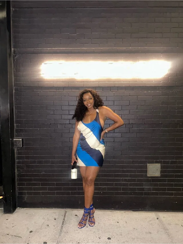 Marni Colorblock Mini Dress in blue|white from Poshmark