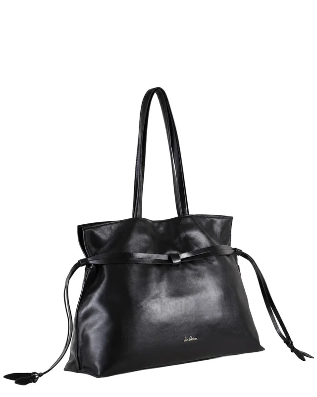 Sam Edelman Poppy Lambskin Large Drawstring Tote, image 1 of 1 from Rue La La
