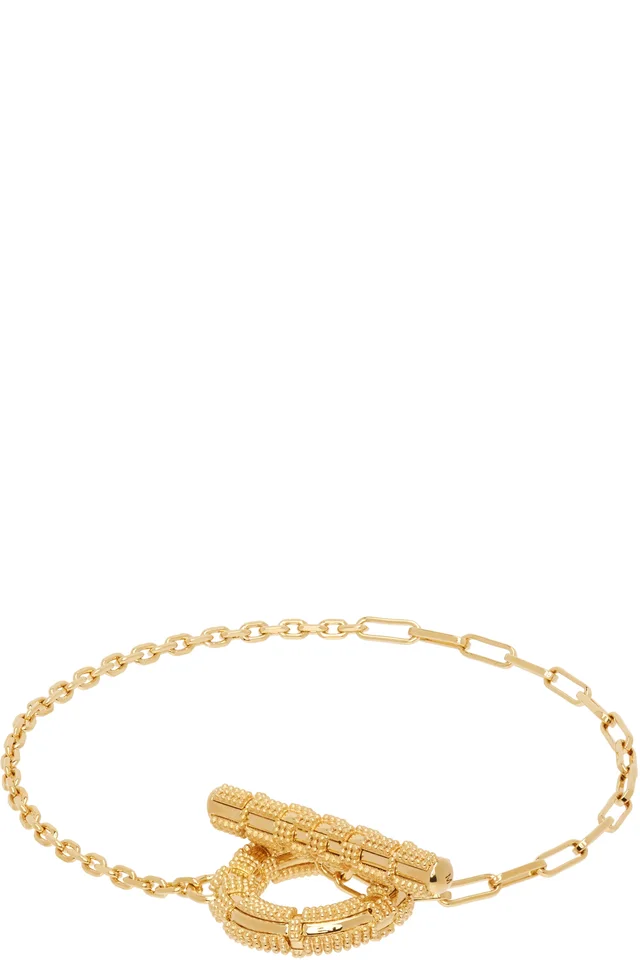 Burberry Check Granulation T-Bar Bracelet​ from SSENSE, photo 1 of 1