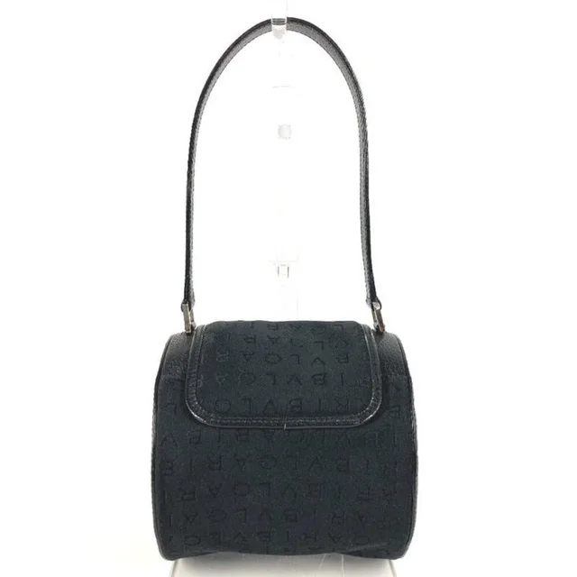 Bvlgari Handbag Logo Leather Canvas Black in black Canvas from Poshmark, photo 2 of 9