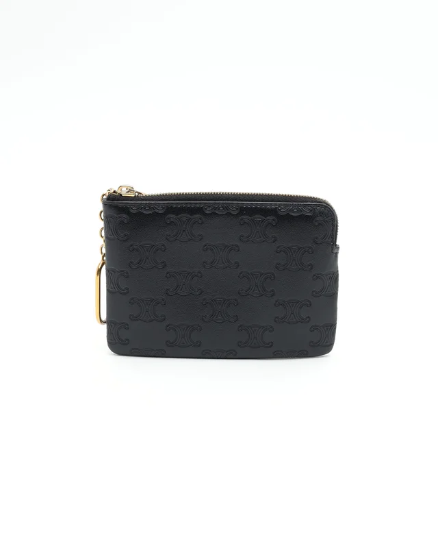 Celine Triomphe Coin Purse in Leather from A Retro Tale, photo 2 of 6