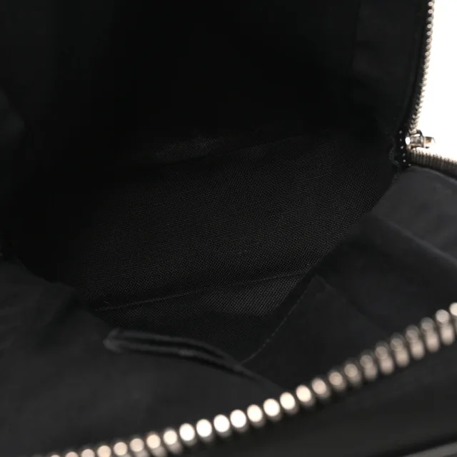 Gucci GG Supreme Monogram Web Belt Bag Black Grey in Black Coated canvas from FASHIONPHILE, photo 5 of 10