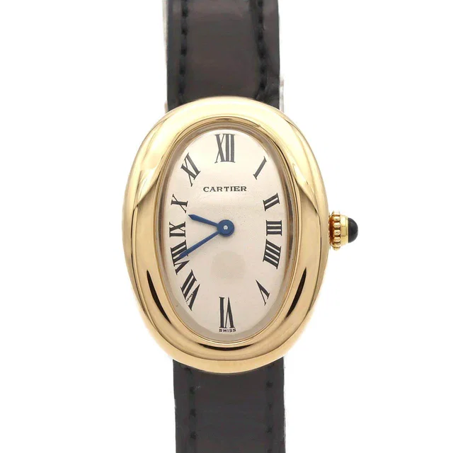 Cartier Baignoire Au750 Watch in Crocodile from LuxUness