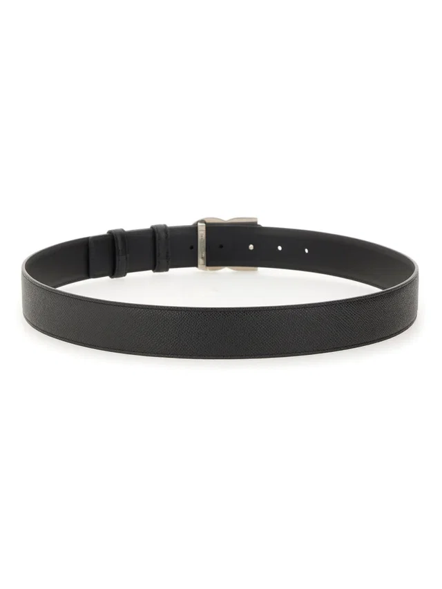 Dolce & Gabbana Leather Belt — Black in Black Leather from HEWI