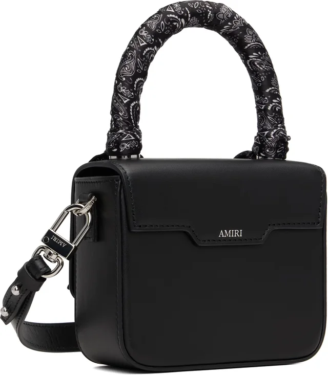 AMIRI Black Micro MA Bag, photo 3 of 4 from SSENSE