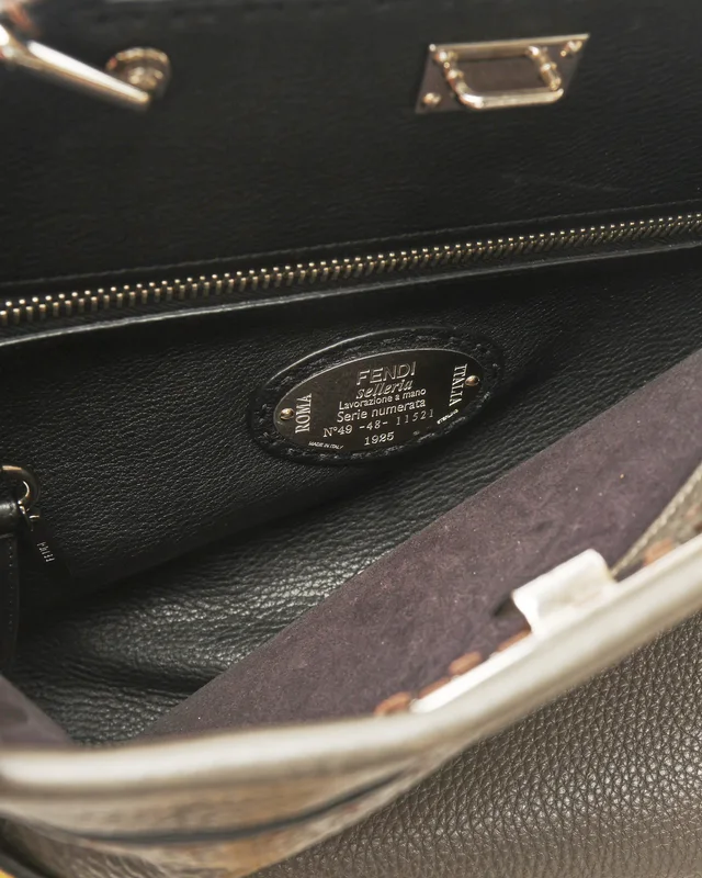 Fendi Peekaboo Selleria Business Bag in Leather from A Retro Tale, photo 8 of 9