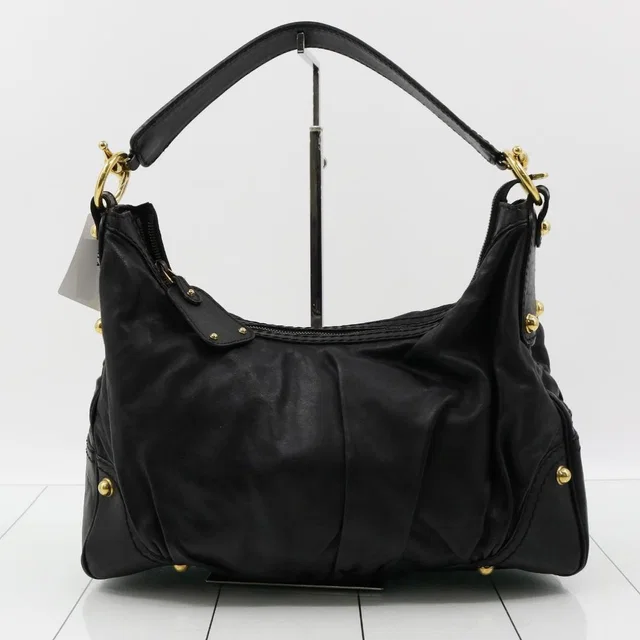 Gucci Shoulder Bag Black Leather in Black Leather from The Reluxe