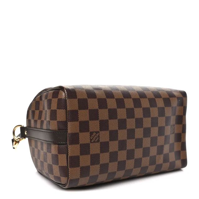 Louis Vuitton Damier Ebene Speedy Bandouliere 25 in Brown Canvas from FASHIONPHILE, photo 4 of 9