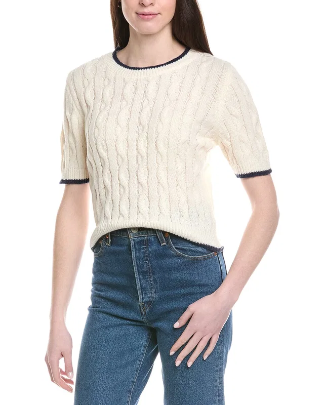 Line & Dot Collegiate Sweater Top, image 1 of 1 from Rue La La
