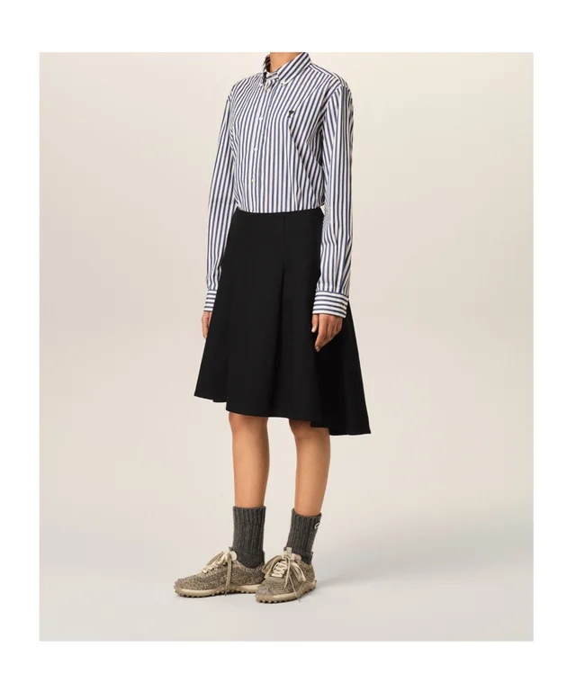 Ami Paris AMI High-Low Flared Skirt, photo 6 of 6 from SENSER