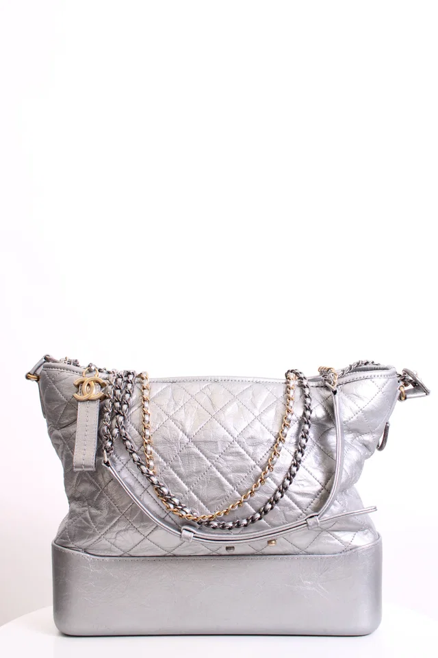 Chanel Gabrielle Large Silver in Silver from Luxury Promise