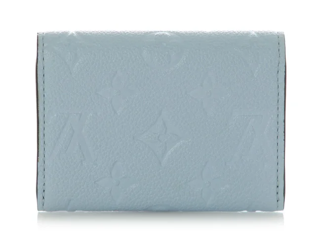 Louis Vuitton Bleu Nuage Monogram Empreinte Rosalie Coin Purse in Blue Caviar leather from Ann's Fabulous Finds, photo 3 of 8