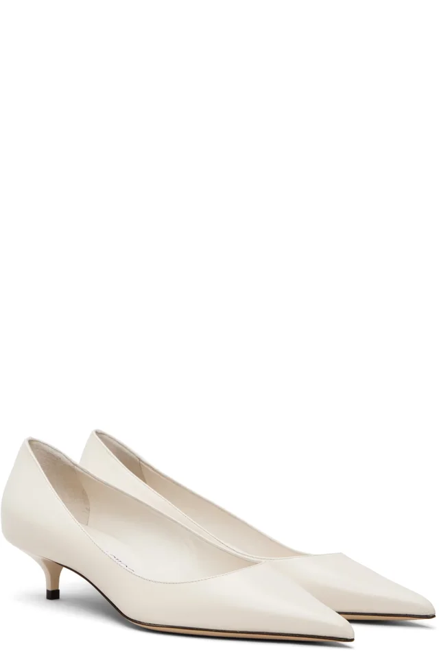 Jimmy Choo Off-White Amelia Heels, photo 4 of 5 from SSENSE