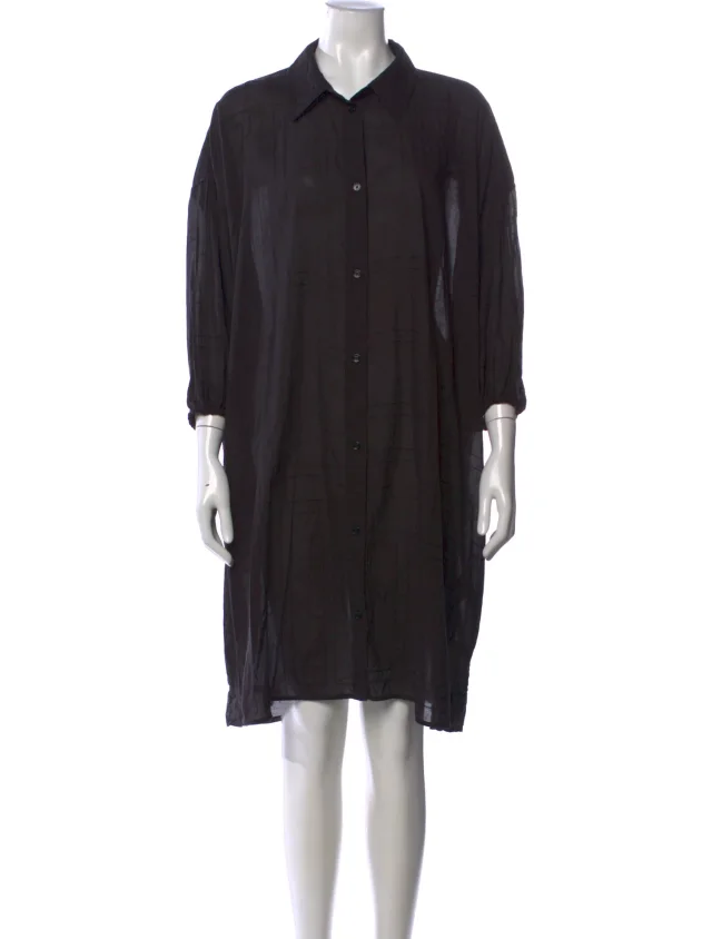 TOTEME Knee-Length Dress in black from The RealReal