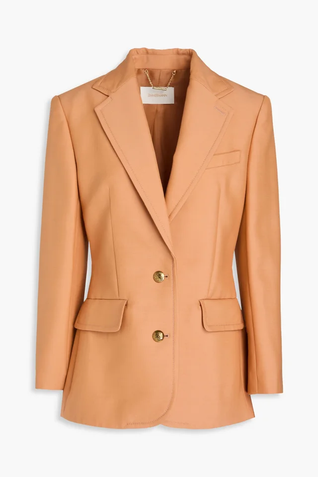 Zimmermann Tailored Wool-Blend Blazer in Beige from THE OUTNET, photo 1 of 1