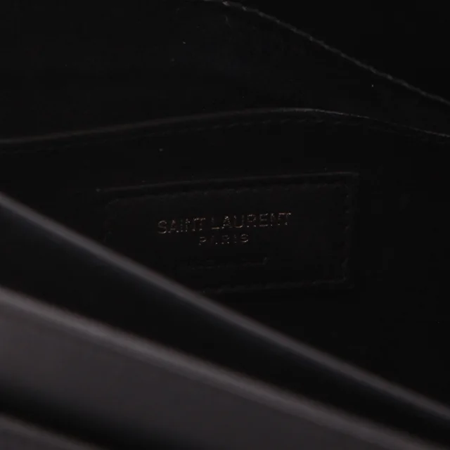 Saint Laurent ‘Sunset’ handbag in black leather in Black Leather from Collector Square, photo 4 of 5