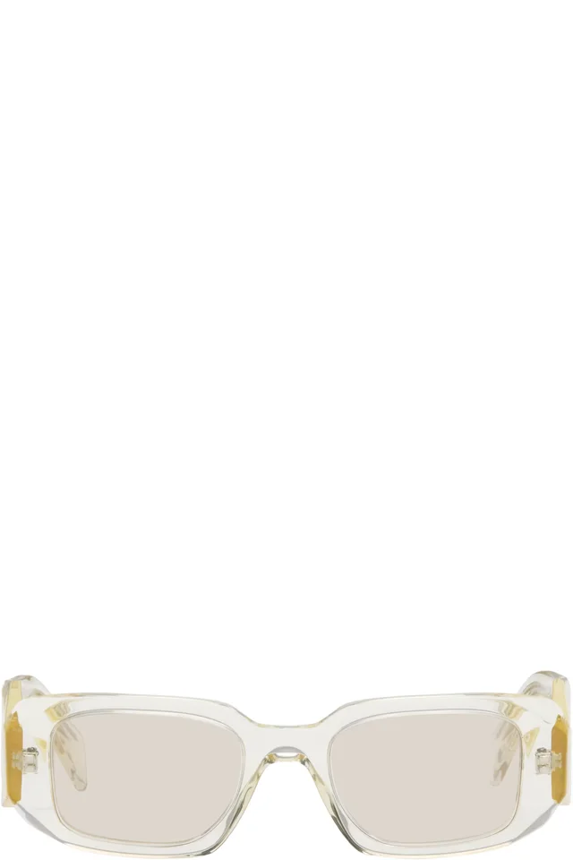 Yellow 'Prada Symbole' Sunglasses