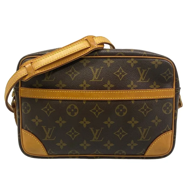 Louis Vuitton Shoulder Bag Monogram Trocadero 27 in Coated canvas from The Reluxe