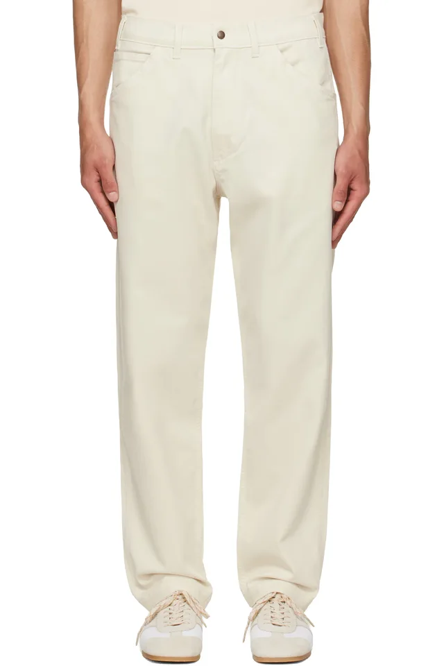 Citizens of Humanity Off-White Carpenter Cashmere Touch Jeans from SSENSE, photo 1 of 1