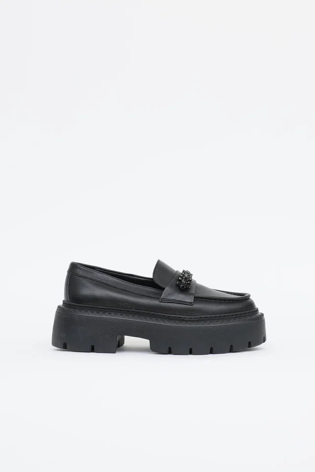 Jimmy Choo Bryer Platform Loafer in Leather from VSP Consignment