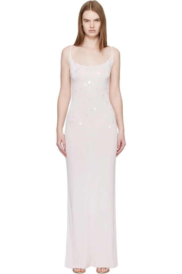 Aya Muse Pink Lila Maxi Dress, image 1 of 1 from SSENSE