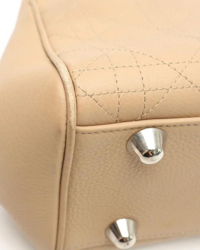 Dior Cannage D Buckle Tote Shoulder Bag in Leather from A Retro Tale, photo 8 of 13
