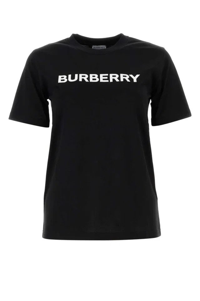 Burberry Logo-Printed Cotton T-Shirt — Black in Black, image 1 of 1 from italist