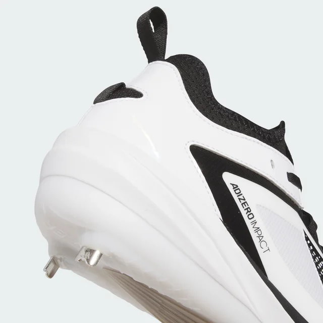 Adidas Adizero Impact 3.0 BSB Cleats in White, photo 8 of 9 from adidas (US)
