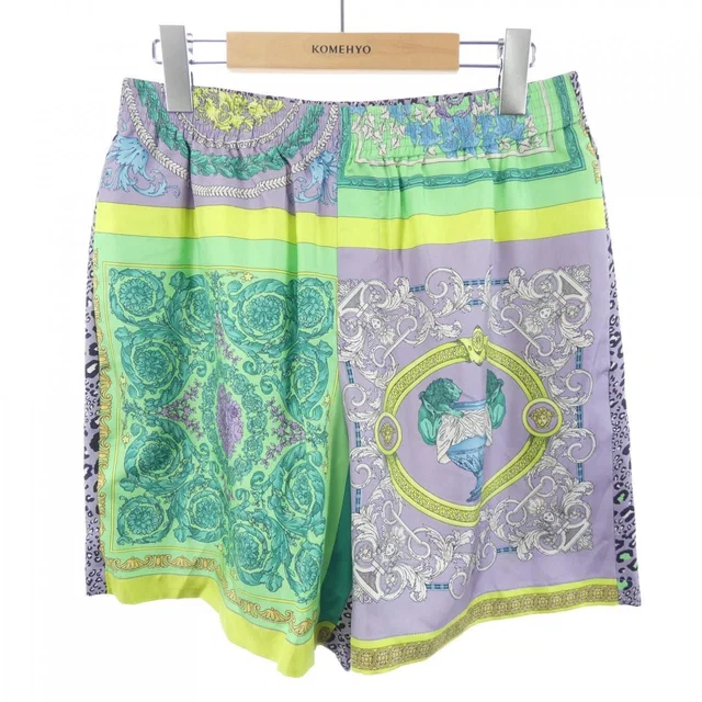 Versace Shorts Black in Black Silk from The Reluxe