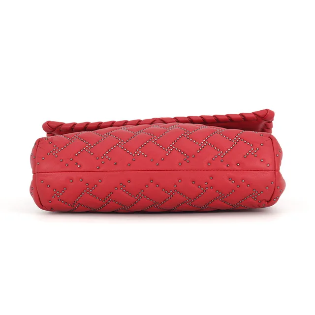 Bottega Veneta Olympia Studded Chain Shoulder Bag Red386498VBJU0 Leather in Leather from GALLERY RARE, photo 3 of 3