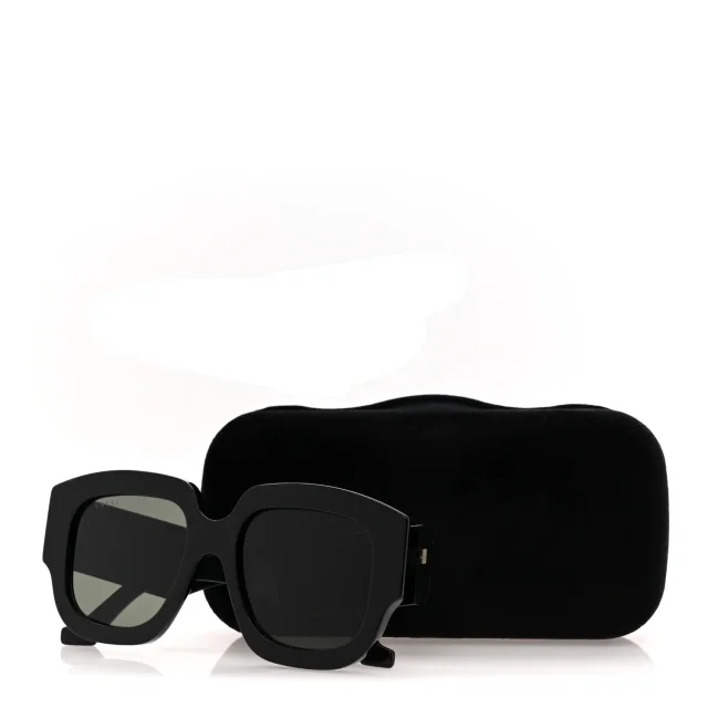 Gucci Acetate Square Sunglasses GG1546S Black in Black from FASHIONPHILE, photo 9 of 9