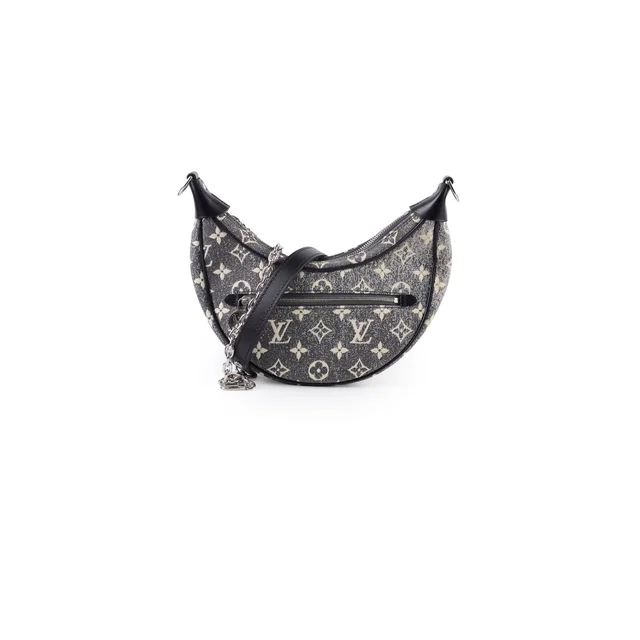 Louis Vuitton Loop Bag Denim Black (microchip) in Black Denim from The Purse Affair