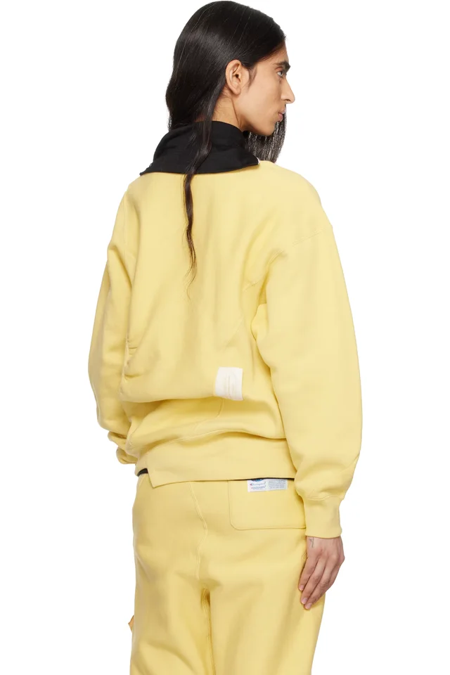 UNDERCOVER Yellow Champion Edition UC2E1801-1 Sweatshirt, photo 3 of 4 from SSENSE