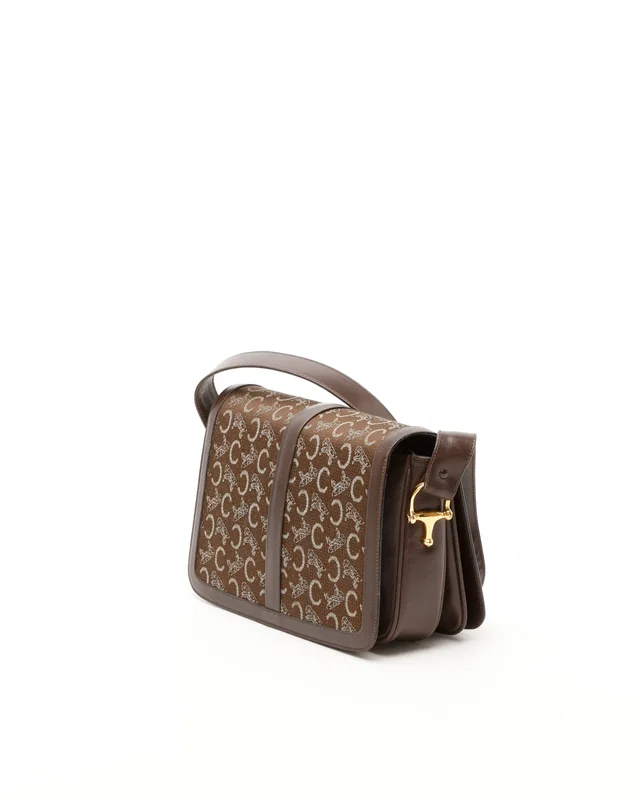 Celine C Horse Carriage Shoulder Bag in Canvas from A Retro Tale, photo 4 of 10