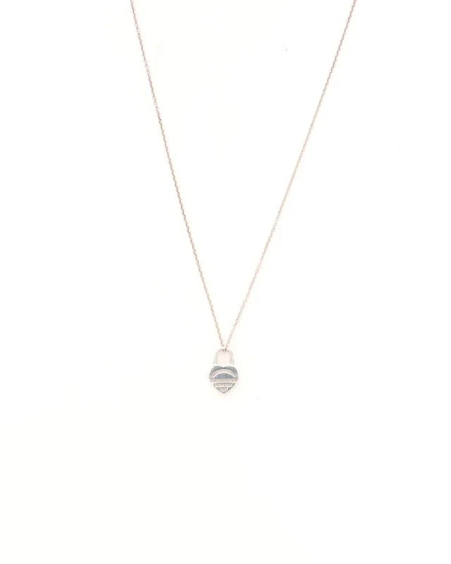 Return to Tiffany Heart Lock Necklace from A Retro Tale