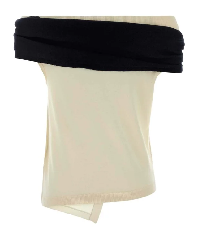 J.W.Anderson JW Anderson Asymmetric Off-Shoulder Top, photo 2 of 4 from SENSER