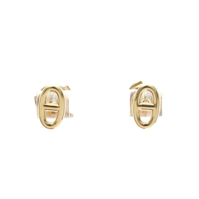 Hermès Chaine D'ancre Earrings 18K Pink Gold Polished in Pink gold Pink gold (18K) from Elady
