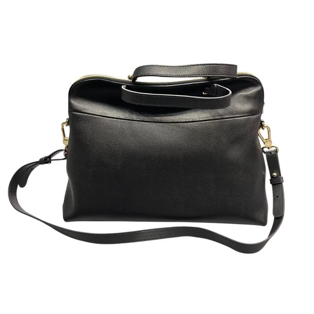 Furla Piper Grained Black Handbag Leather in black Leather from Poshmark