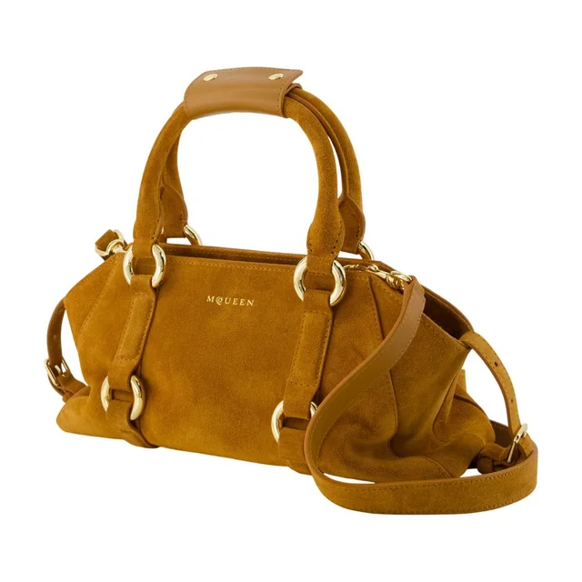 Alexander McQueen Farringdon Shoulder Bag — Brown Calfskin in Brown Calfskin from HEWI, photo 2 of 2